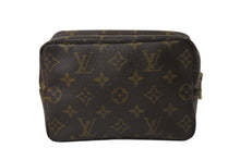 Load image into Gallery viewer, LOUIS VUITTON ルイヴィトン トゥルーストワレット23 コスメポーチ クラッチバッグ ポーチ モノグラム ブラウン 美品 中古 4b002721
