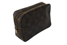 Load image into Gallery viewer, LOUIS VUITTON ルイヴィトン トゥルーストワレット23 コスメポーチ クラッチバッグ ポーチ モノグラム ブラウン 美品 中古 4b002721