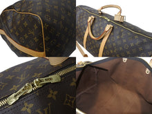 Load image into Gallery viewer, 極美品 LOUIS VUITTON ルイヴィトン キーポル バンドリエール60 ボストンバッグ M41412 モノグラム PVC レザー ブラウン 中古 4b002724