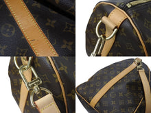 Load image into Gallery viewer, 極美品 LOUIS VUITTON ルイヴィトン キーポル バンドリエール60 ボストンバッグ M41412 モノグラム PVC レザー ブラウン 中古 4b002724