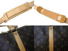 Load image into Gallery viewer, 極美品 LOUIS VUITTON ルイヴィトン キーポル バンドリエール60 ボストンバッグ M41412 モノグラム PVC レザー ブラウン 中古 4b002724