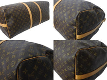 Load image into Gallery viewer, 極美品 LOUIS VUITTON ルイヴィトン キーポル バンドリエール60 ボストンバッグ M41412 モノグラム PVC レザー ブラウン 中古 4b002724