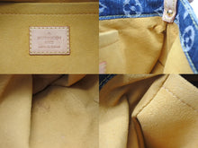 Load image into Gallery viewer, LOUIS VUITTON ルイヴィトン ミニプリーティ レイエ ショルダーバッグ M95333 モノグラムデニム ブルー 美品 中古 4b002725