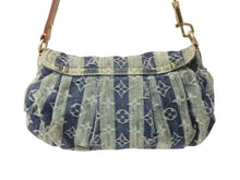 Load image into Gallery viewer, LOUIS VUITTON ルイヴィトン ミニプリーティ レイエ ショルダーバッグ M95333 モノグラムデニム ブルー 美品 中古 4b002725