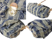 Load image into Gallery viewer, LOUIS VUITTON ルイヴィトン ミニプリーティ レイエ ショルダーバッグ M95333 モノグラムデニム ブルー 美品 中古 4b002725