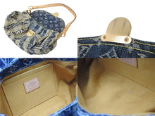 Load image into Gallery viewer, LOUIS VUITTON ルイヴィトン ミニプリーティ レイエ ショルダーバッグ M95333 モノグラムデニム ブルー 美品 中古 4b002725