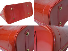Load image into Gallery viewer, LOUIS VUITTON ルイヴィトン アルマGM ハンドバック ヴェルニ パテント M90096 レッド モノグラム 美品 中古 4b002727