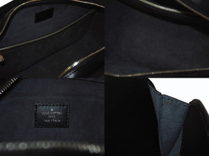 極美品 LOUIS VUITTON ルイヴィトン ポンヌフPM ハンドバッグ M59072 エピ レザー ブラック シルバー金具 中古 4b002728