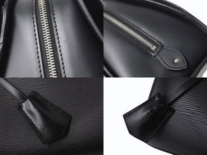 極美品 LOUIS VUITTON ルイヴィトン ポンヌフPM ハンドバッグ M59072 エピ レザー ブラック シルバー金具 中古 4b002728
