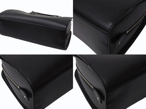極美品 LOUIS VUITTON ルイヴィトン ポンヌフPM ハンドバッグ M59072 エピ レザー ブラック シルバー金具 中古 4b002728