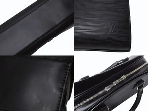 極美品 LOUIS VUITTON ルイヴィトン ポンヌフPM ハンドバッグ M59072 エピ レザー ブラック シルバー金具 中古 4b002728