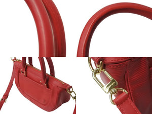 LOUIS VUITTON ルイヴィトン エピ ダヌーラPM 2WAY ショルダーバッグ ハンドバッグ M5891E カスティリアンレッド 美品 中古 4b002729