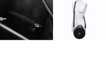 Load image into Gallery viewer, 極美品 CHROME HEARTS クロムハーツ BLUE MOON BABY ブルームーンベイビー ショルダーバッグ CHプラスパッチ レザー シルバー925 中古 4b002732