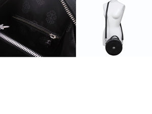 極美品 CHROME HEARTS クロムハーツ BLUE MOON BABY ブルームーンベイビー ショルダーバッグ CHプラスパッチ レザー シルバー925 中古 4b002732