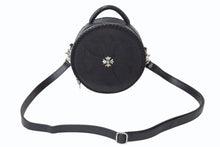 Load image into Gallery viewer, 極美品 CHROME HEARTS クロムハーツ BLUE MOON BABY ブルームーンベイビー ショルダーバッグ CHプラスパッチ レザー シルバー925 中古 4b002732