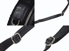 Load image into Gallery viewer, 極美品 CHROME HEARTS クロムハーツ BLUE MOON BABY ブルームーンベイビー ショルダーバッグ CHプラスパッチ レザー シルバー925 中古 4b002732