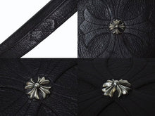 Load image into Gallery viewer, 極美品 CHROME HEARTS クロムハーツ BLUE MOON BABY ブルームーンベイビー ショルダーバッグ CHプラスパッチ レザー シルバー925 中古 4b002732