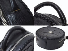 Load image into Gallery viewer, 極美品 CHROME HEARTS クロムハーツ BLUE MOON BABY ブルームーンベイビー ショルダーバッグ CHプラスパッチ レザー シルバー925 中古 4b002732