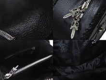 Load image into Gallery viewer, 極美品 CHROME HEARTS クロムハーツ BLUE MOON BABY ブルームーンベイビー ショルダーバッグ CHプラスパッチ レザー シルバー925 中古 4b002732