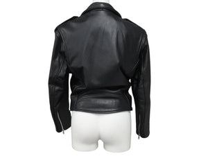 HARLEY DAVIDSON ハーレーダビットソン ダブル ライダース ベルト レザージャケット ブラック シルバー金具 サイズ34 中古 4b002755