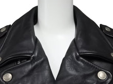 Load image into Gallery viewer, HARLEY DAVIDSON ハーレーダビットソン ダブル ライダース ベルト レザージャケット ブラック シルバー金具 サイズ34 中古 4b002755