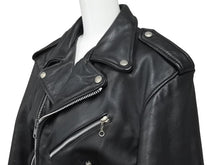 Load image into Gallery viewer, HARLEY DAVIDSON ハーレーダビットソン ダブル ライダース ベルト レザージャケット ブラック シルバー金具 サイズ34 中古 4b002755
