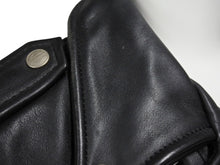 Load image into Gallery viewer, HARLEY DAVIDSON ハーレーダビットソン ダブル ライダース ベルト レザージャケット ブラック シルバー金具 サイズ34 中古 4b002755