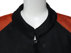 HARLEY DAVIDSON ハーレーダビットソン メッシュジャケット 98255-07VM ポリエステル ブラック オレンジ サイズXL 美品 中古 4b002756