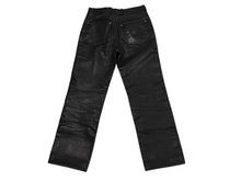 Load image into Gallery viewer, HARLEY DAVIDSON ハーレーダビットソン レザーパンツ 98146 インドネシア製 レザー ナイロン ブラック サイズ31 美品 中古 4b002758