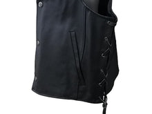 Load image into Gallery viewer, 極美品 HARLEY DAVIDSON ハーレーダビットソン TRADITION LEATHER VEST レザーベスト 98007-11VM ブラック サイズL 中古 4b002759