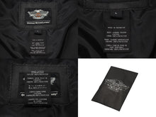 Load image into Gallery viewer, 極美品 HARLEY DAVIDSON ハーレーダビットソン TRADITION LEATHER VEST レザーベスト 98007-11VM ブラック サイズL 中古 4b002759