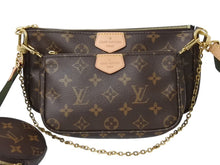 Load image into Gallery viewer, 極美品 LOUIS VUITTON ルイヴィトン ミュルティポシェット アクセソワール カーキ ショルダーバッグ モノグラム M44813 中古 4b002764