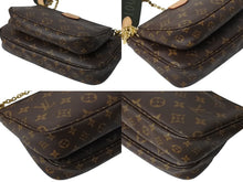 Load image into Gallery viewer, 極美品 LOUIS VUITTON ルイヴィトン ミュルティポシェット アクセソワール カーキ ショルダーバッグ モノグラム M44813 中古 4b002764
