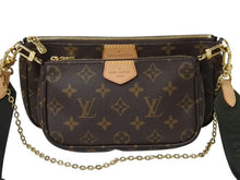 Load image into Gallery viewer, 極美品 LOUIS VUITTON ルイヴィトン ミュルティポシェット アクセソワール カーキ ショルダーバッグ モノグラム M44813 中古 4b002765