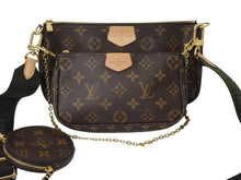 Load image into Gallery viewer, 極美品 LOUIS VUITTON ルイヴィトン ミュルティポシェット アクセソワール カーキ ショルダーバッグ モノグラム M44813 中古 4b002766