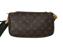 Load image into Gallery viewer, 極美品 LOUIS VUITTON ルイヴィトン ミュルティポシェット アクセソワール カーキ ショルダーバッグ モノグラム M44813 中古 4b002766