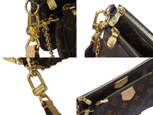 Load image into Gallery viewer, 極美品 LOUIS VUITTON ルイヴィトン ミュルティポシェット アクセソワール カーキ ショルダーバッグ モノグラム M44813 中古 4b002766