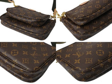 Load image into Gallery viewer, 極美品 LOUIS VUITTON ルイヴィトン ミュルティポシェット アクセソワール カーキ ショルダーバッグ モノグラム M44813 中古 4b002766