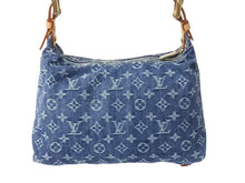 Load image into Gallery viewer, 極美品 LOUIS VUITTON ルイヴィトン モノグラムデニム バギーPM ショルダーバッグ ワンショルダー M95049 インディゴブルー 中古 4b002768