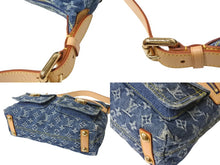 Load image into Gallery viewer, 極美品 LOUIS VUITTON ルイヴィトン モノグラムデニム バギーPM ショルダーバッグ ワンショルダー M95049 インディゴブルー 中古 4b002768