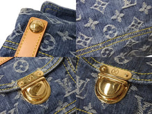 Load image into Gallery viewer, 極美品 LOUIS VUITTON ルイヴィトン モノグラムデニム バギーPM ショルダーバッグ ワンショルダー M95049 インディゴブルー 中古 4b002768