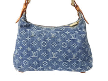 Load image into Gallery viewer, 極美品 LOUIS VUITTON ルイヴィトン モノグラムデニム バギーPM ショルダーバッグ ワンショルダー M95049 インディゴブルー 中古 4b002769