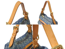 Load image into Gallery viewer, 極美品 LOUIS VUITTON ルイヴィトン モノグラムデニム バギーPM ショルダーバッグ ワンショルダー M95049 インディゴブルー 中古 4b002769
