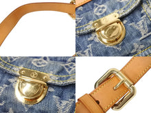 Load image into Gallery viewer, 極美品 LOUIS VUITTON ルイヴィトン モノグラムデニム バギーPM ショルダーバッグ ワンショルダー M95049 インディゴブルー 中古 4b002769