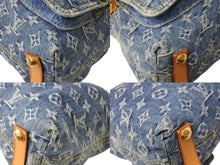 Load image into Gallery viewer, 極美品 LOUIS VUITTON ルイヴィトン モノグラムデニム バギーPM ショルダーバッグ ワンショルダー M95049 インディゴブルー 中古 4b002769
