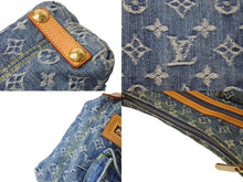 Load image into Gallery viewer, 極美品 LOUIS VUITTON ルイヴィトン モノグラムデニム バギーPM ショルダーバッグ ワンショルダー M95049 インディゴブルー 中古 4b002769
