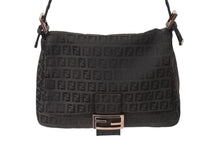 Load image into Gallery viewer, 極美品 FENDI フェンディ ズッキーノ マンマバケット キャンバス ワンショルダーバッグ ブラウン ピンクゴールド金具 8BR001 中古 4b002783