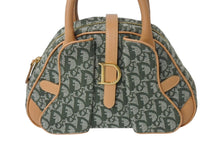 Load image into Gallery viewer, 極美品 Christian Dior クリスチャンディオール トロッター ダブルサドルバッグ ハンドバッグ PZ0701 カーキ キャンバス 中古 4b002784