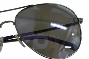 CHANEL シャネル ティアドロップ サングラス 4189-T-Q c.124/25 サイズ59□14 135 ココマーク パープル 美品 中古 4b002788