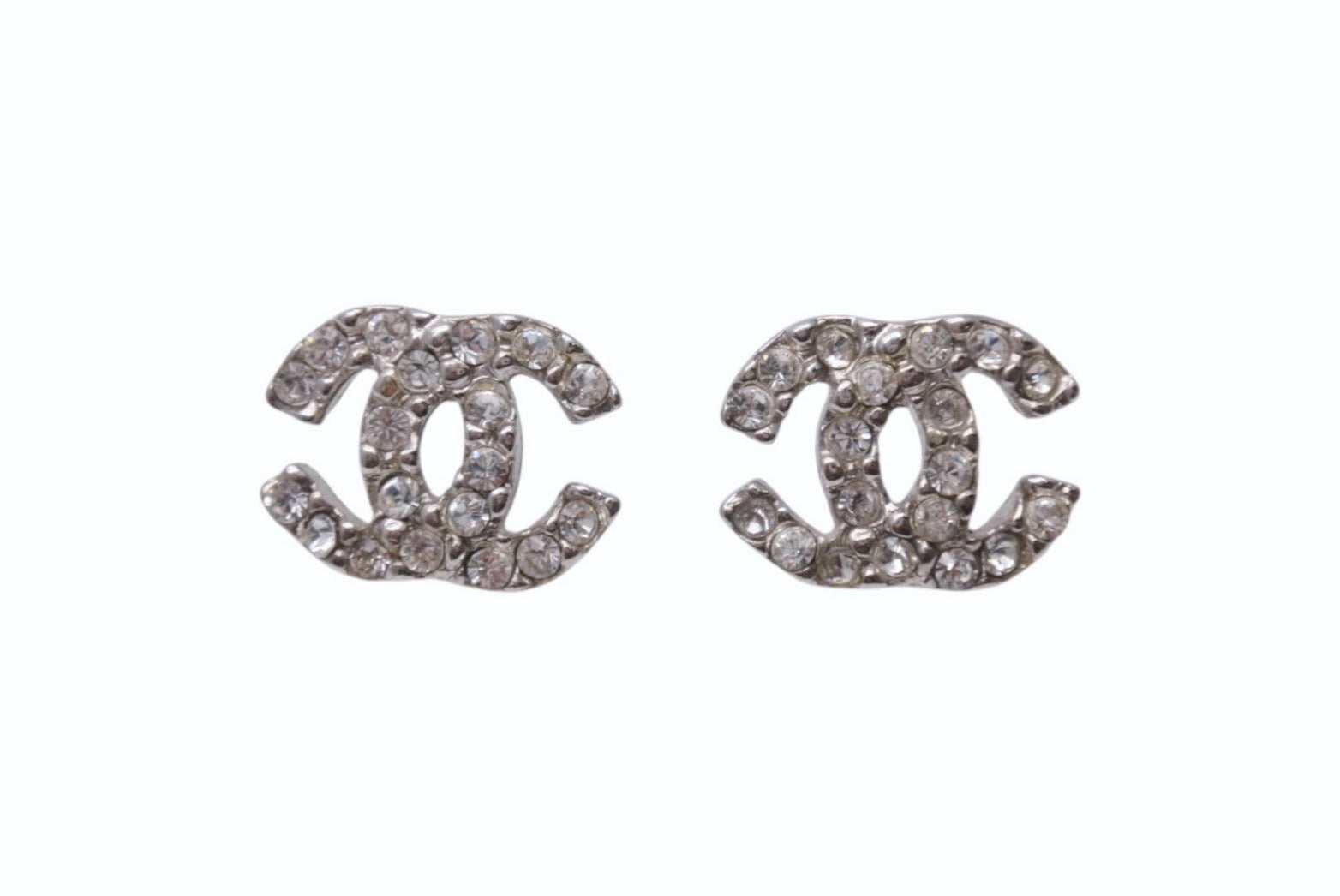 CHANEL cocoマーク ピアス 刻印あり CHANEL(シャネル) Rhinestone Coco Mark Pierced Earrings